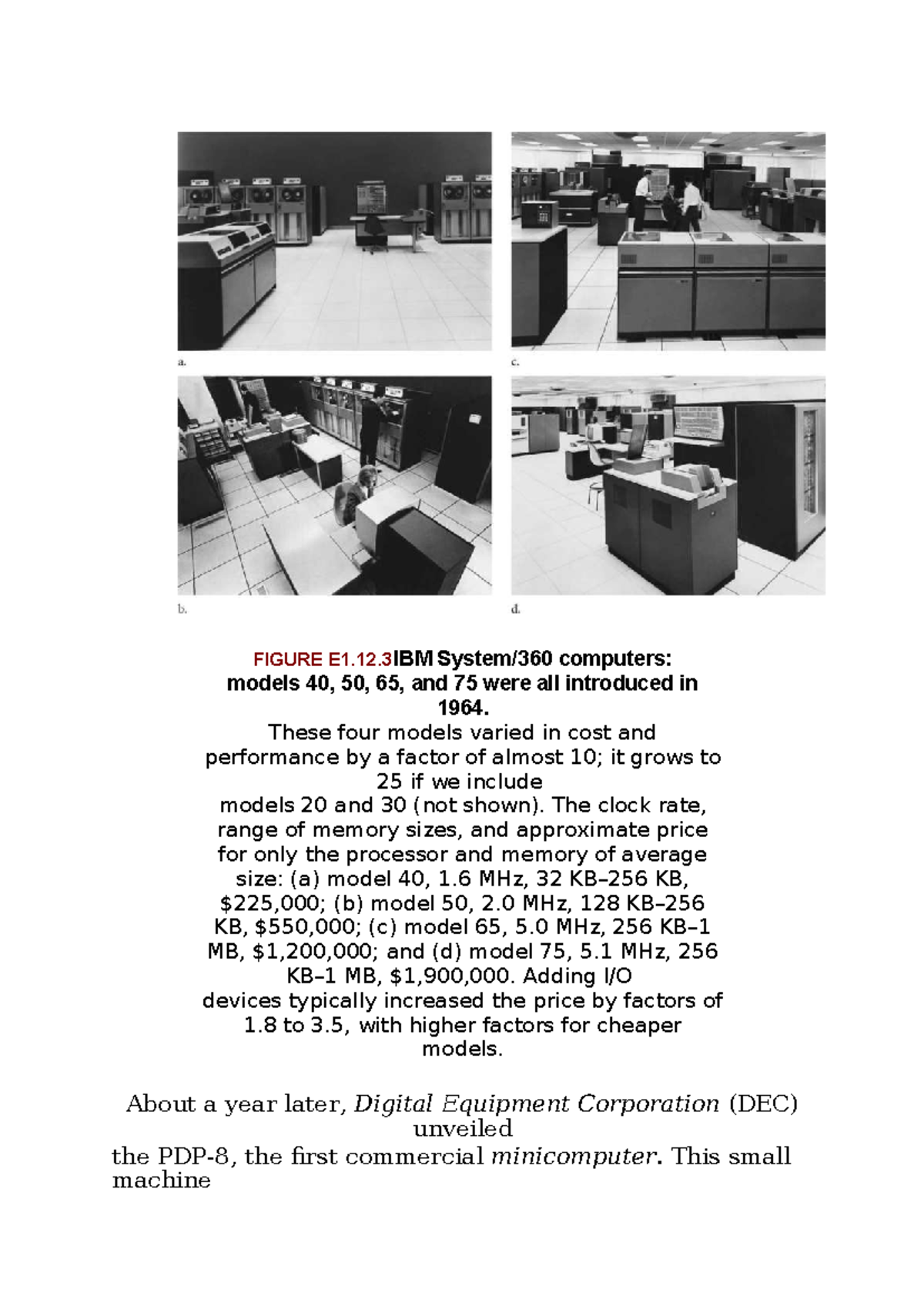 Computer Organization and Design RISC-V edition 140 - FIGURE E1.12 ...