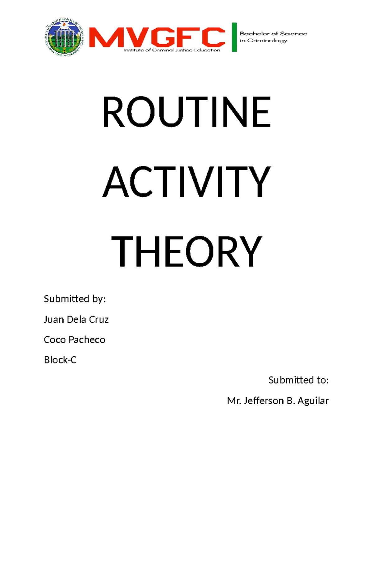 Routine Activity Theory: Analyzing Crime Through Everyday Patterns ...