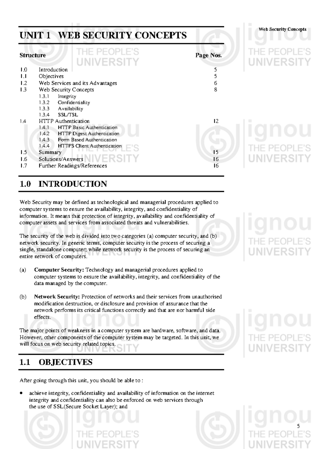 Unit-1 - Unit 1 network security - Web Security Concepts UNIT 1 WEB ...