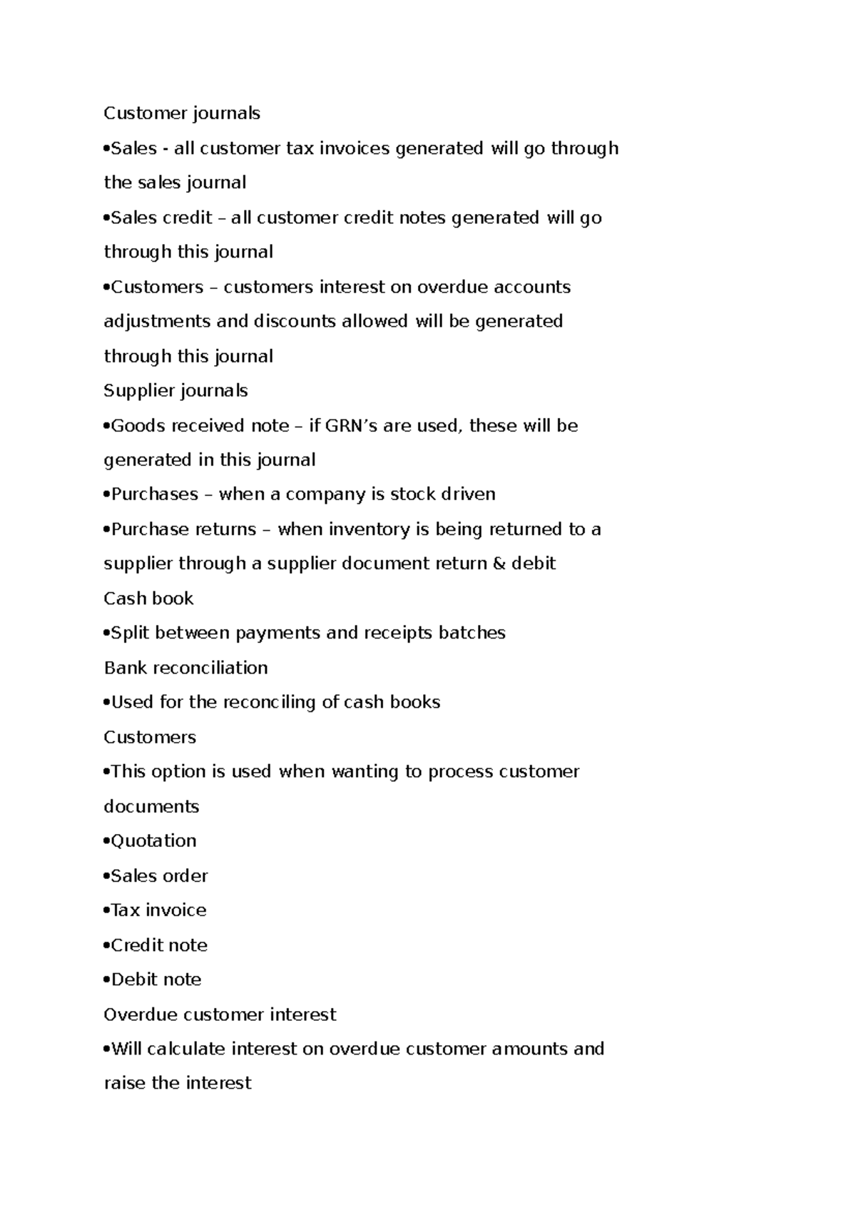 Customer Journals Overview: Tax Invoices, Supplier Transactions & More ...