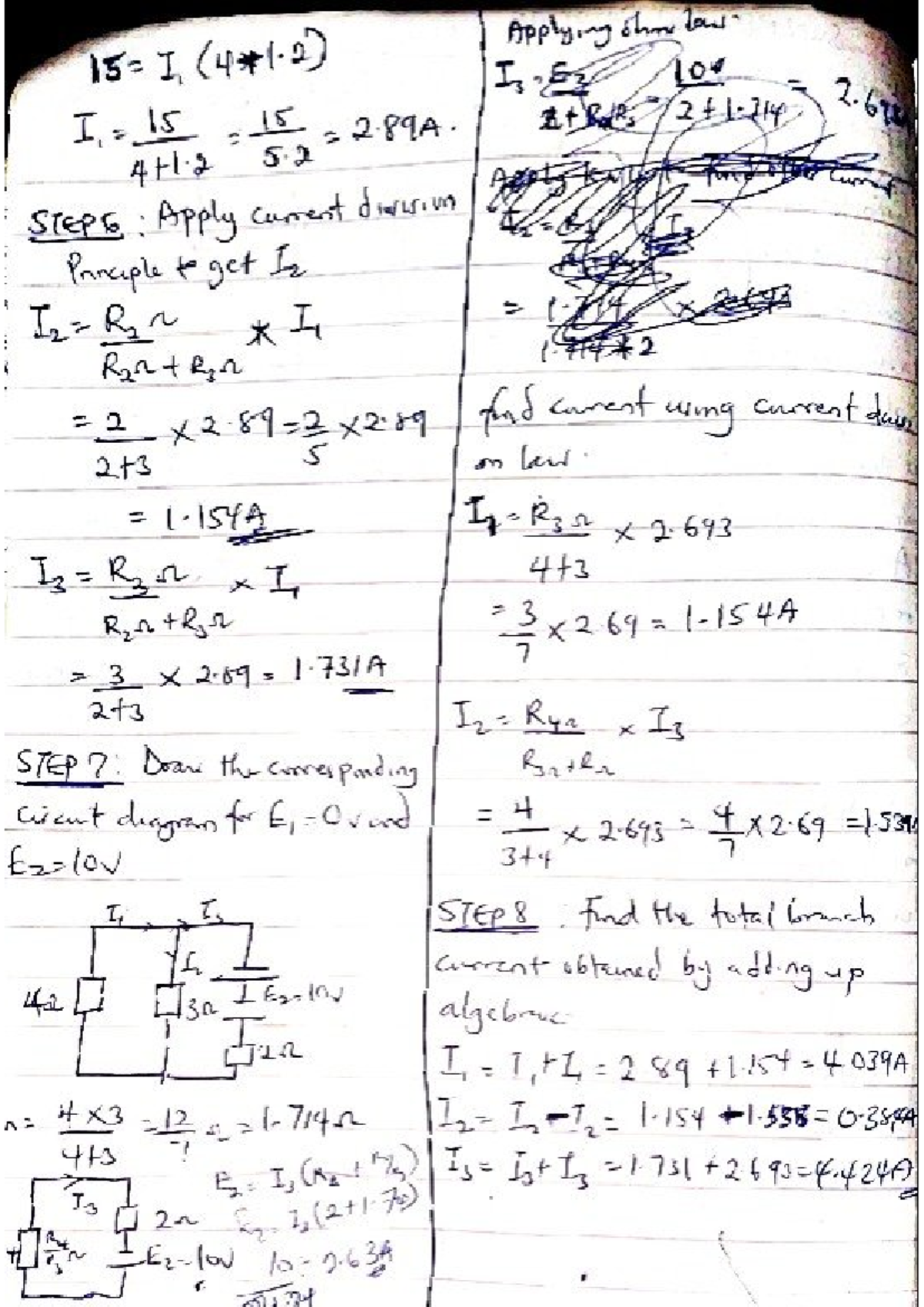 Superposition Theorem Application in Circuit Analysis (ENGR 5.52) - Studocu