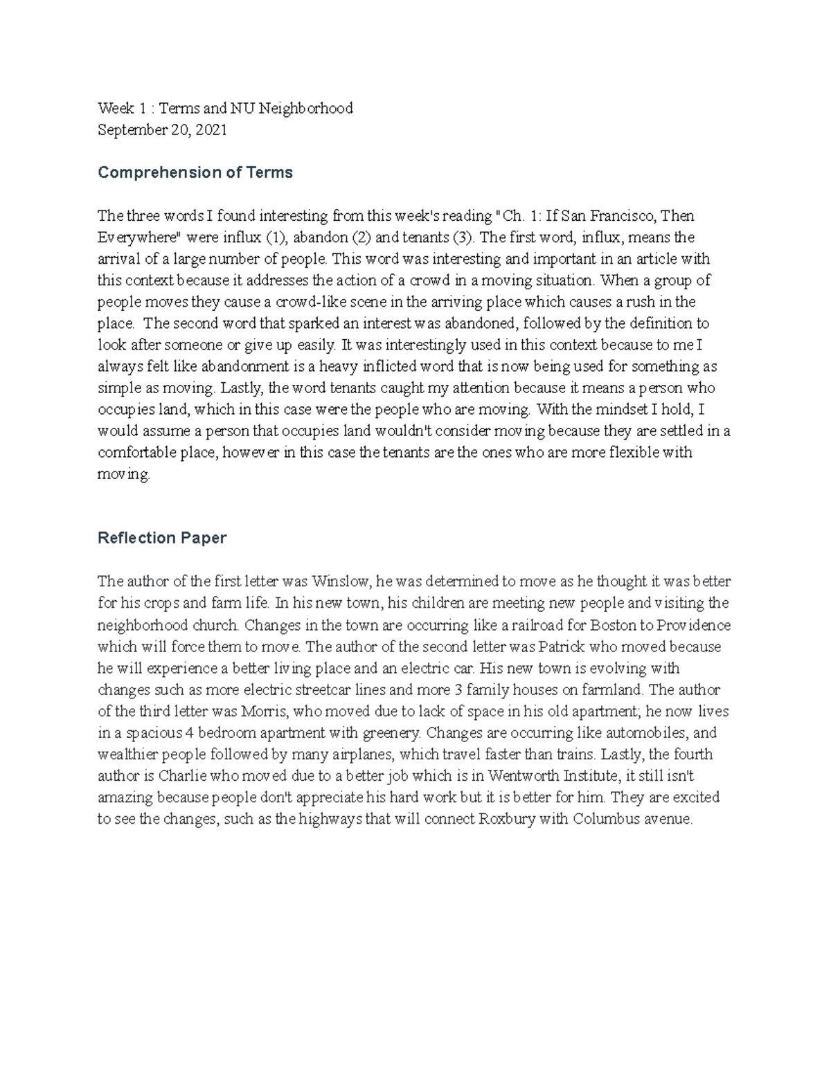 Current Issues in Urban Sociology - 3: A Study of Neighborhood Dynamics ...