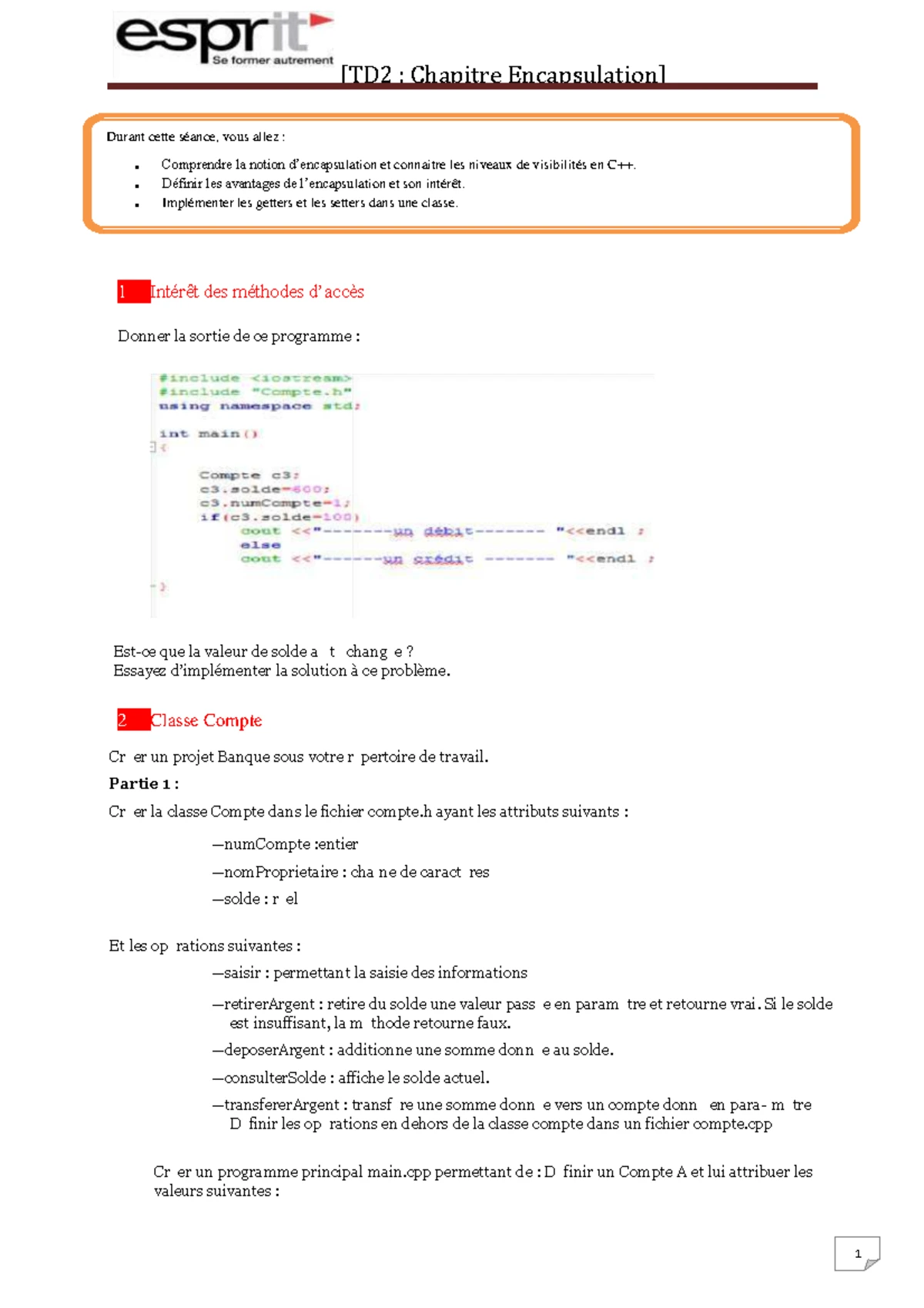 C++ Programming Concepts: Doc Autorisé - Résumé - Studocu