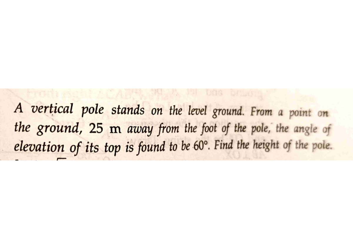 Final Exam Study Guide: Height Problems in Geometry (Course Code) - Studocu
