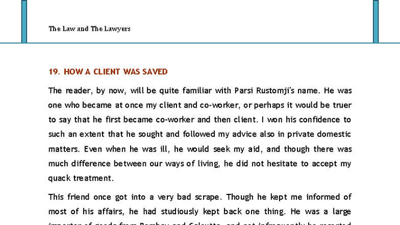 The Law and The Lawyers 19: The Case of Parsi Rustomji's Smuggling ...