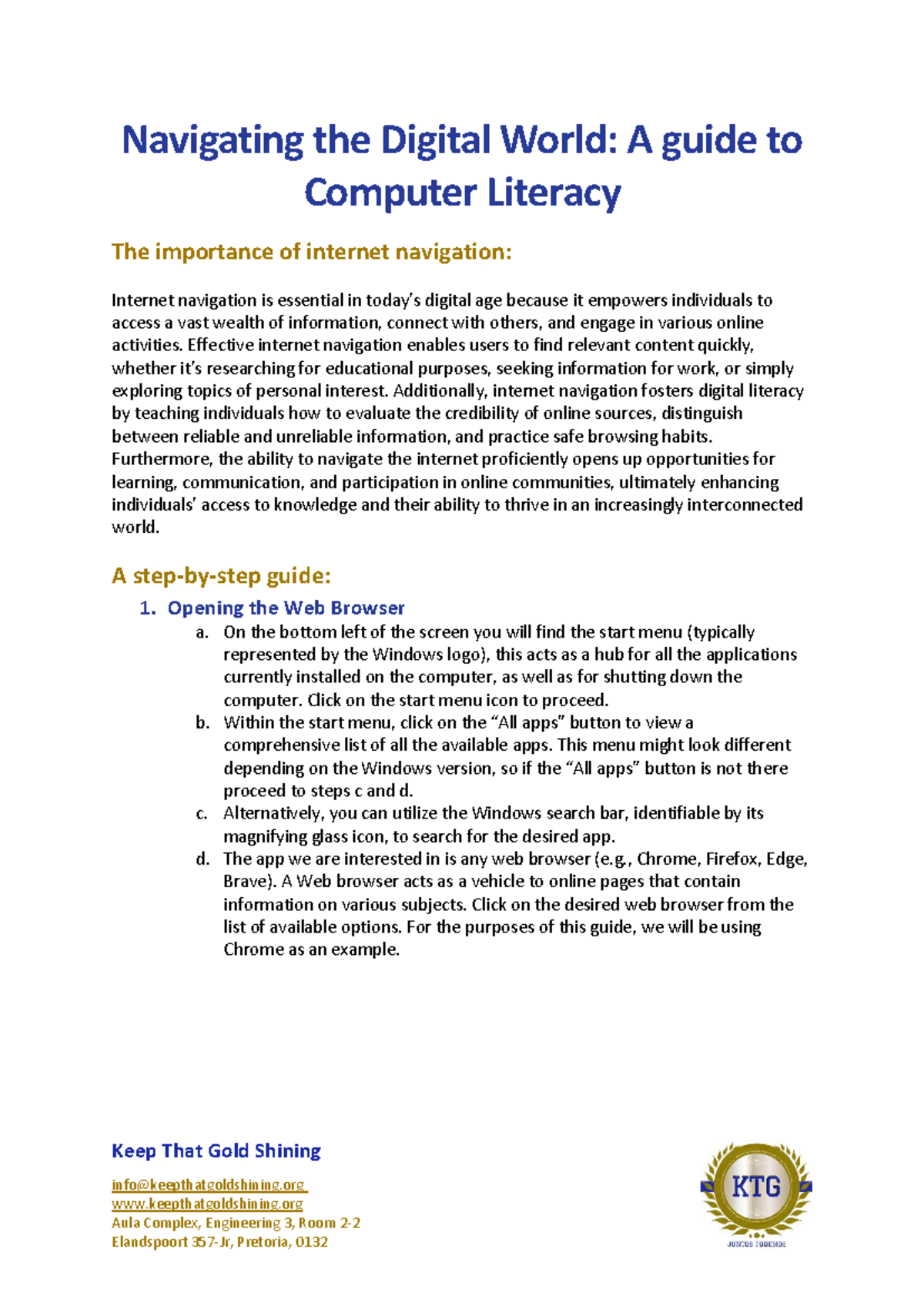 Internet Navigation Guide: Mastering Digital Skills for Success - Studocu
