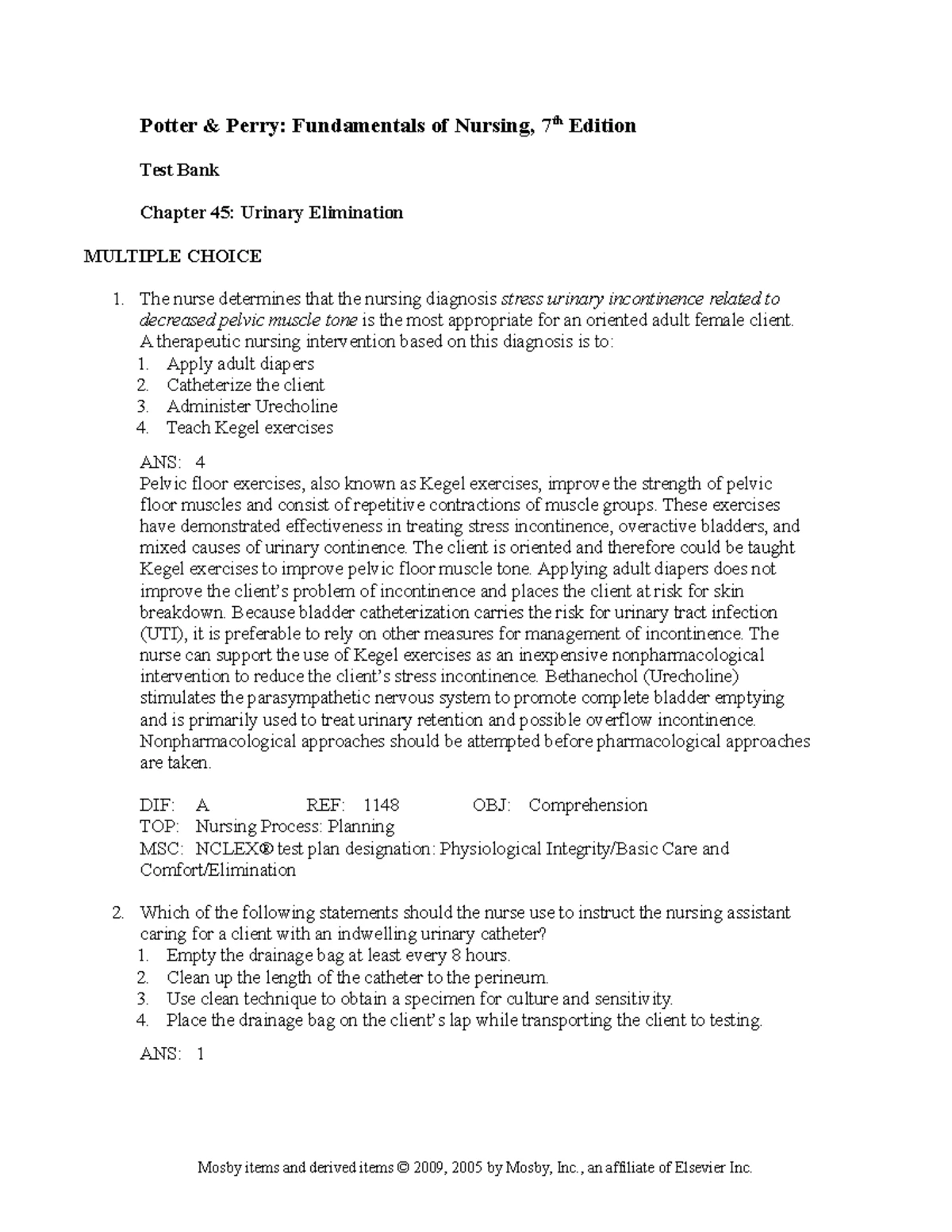 Mobility and immobility - Potter & Perry: Fundamentals of Nursing, 7th ...