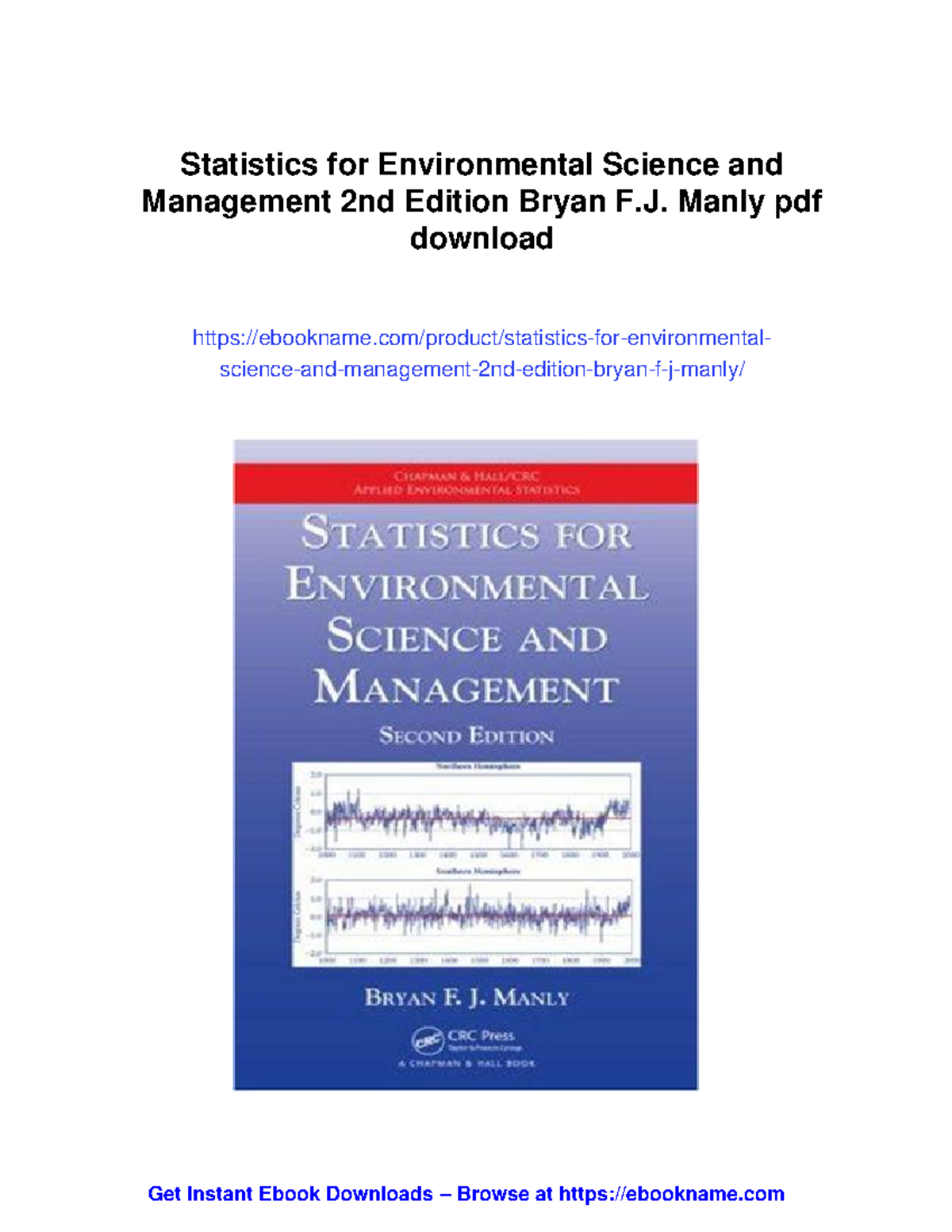 Statistics for environmental science and management, 2nd edition by ...