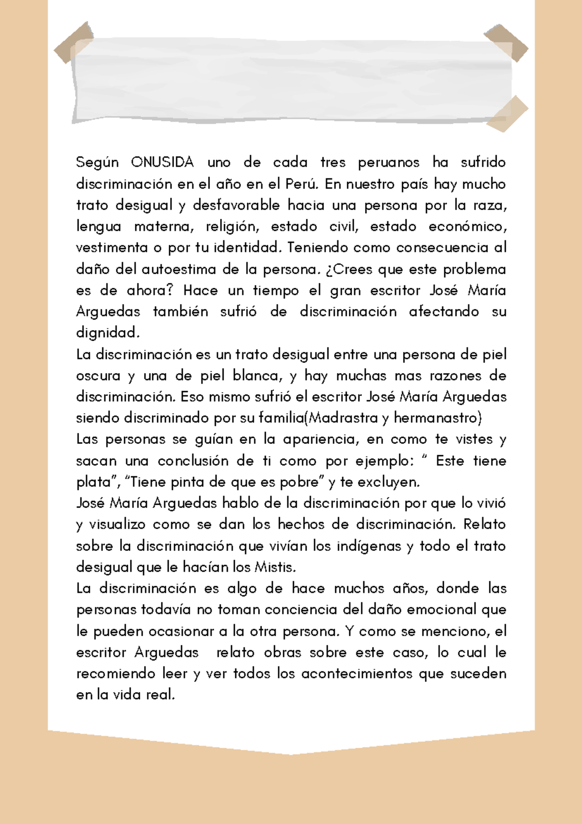 Reporte de historia - RWERTER - Según ONUSIDA uno de cada tres peruanos ...