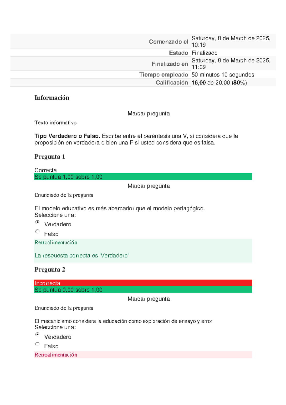 Filosofía de la Educación: Examen II (80% Calificación) - Document Preview
