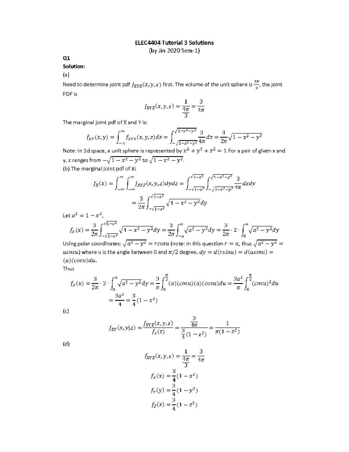 ELEC4404 Week 3 Tutorial Solutions Explained - Studocu