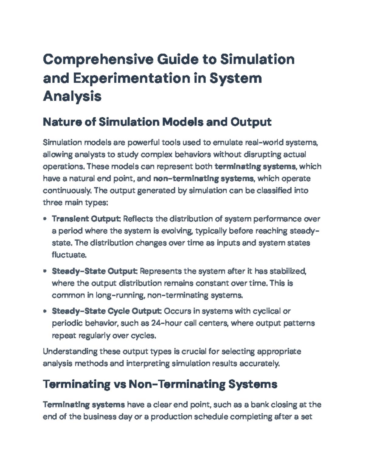 Comprehensive Guide to Simulation & Experimentation in System Analysis ...
