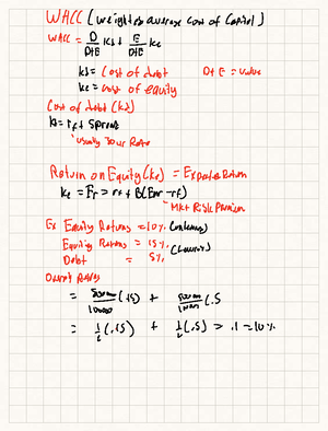 Corporate Finance MCQ Flashcards – Extended Exam Review (FIN 301) - Studocu