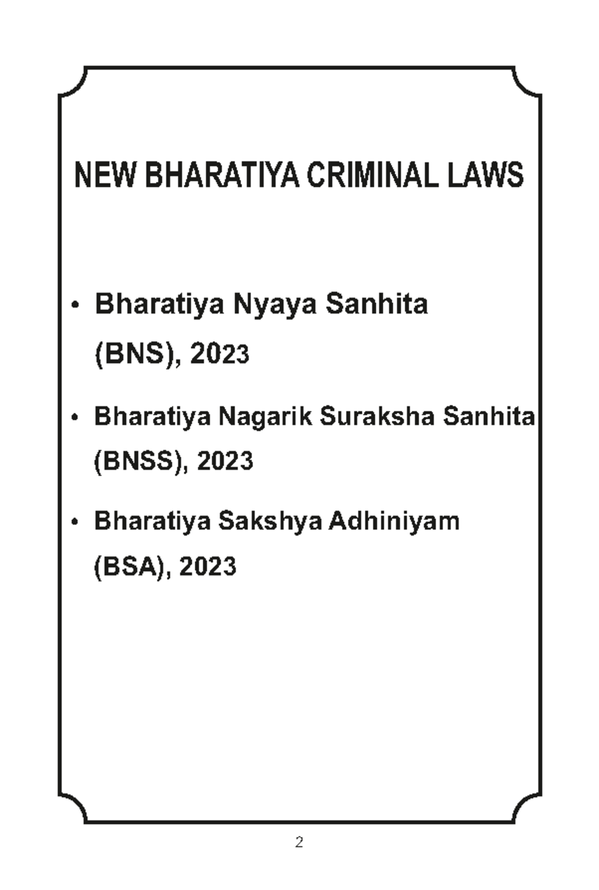 202406211828954661 - Bnss new laws - Course Notes of LL.B. - Ÿ ...