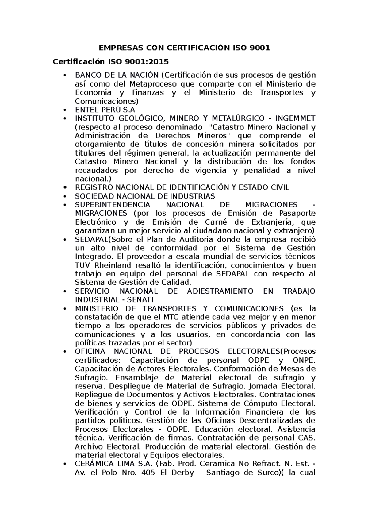 Empresas Certificadas con ISO 9001 y 14001: Casos de Éxito - Document Preview