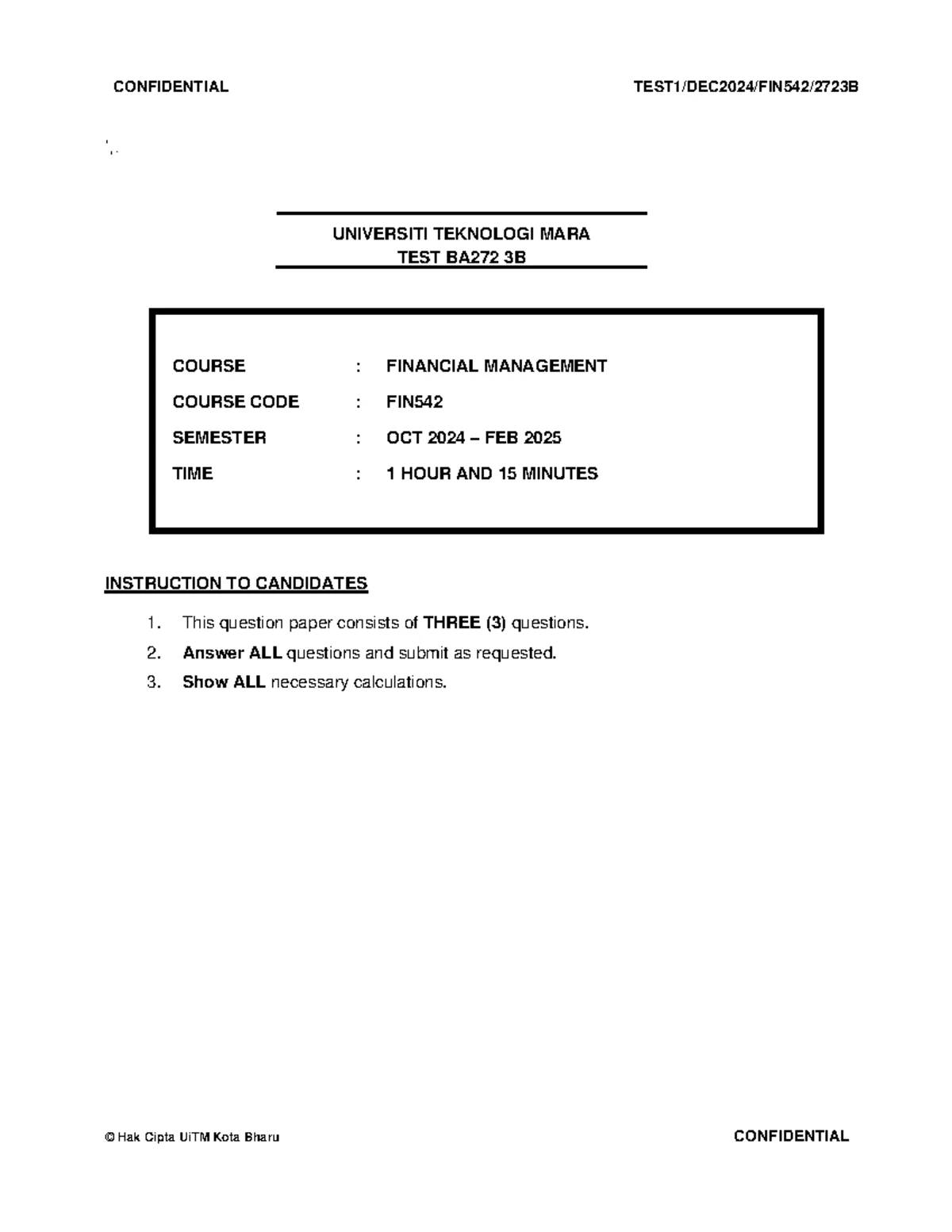 MAT112 JUN 2018 - FINAL EXAM QUESTIONS IN BUSINESS MATHEMATICS - Studocu