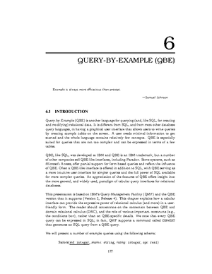 Summary - lecture Chapter 19 - Schema refinement and normal forms ...