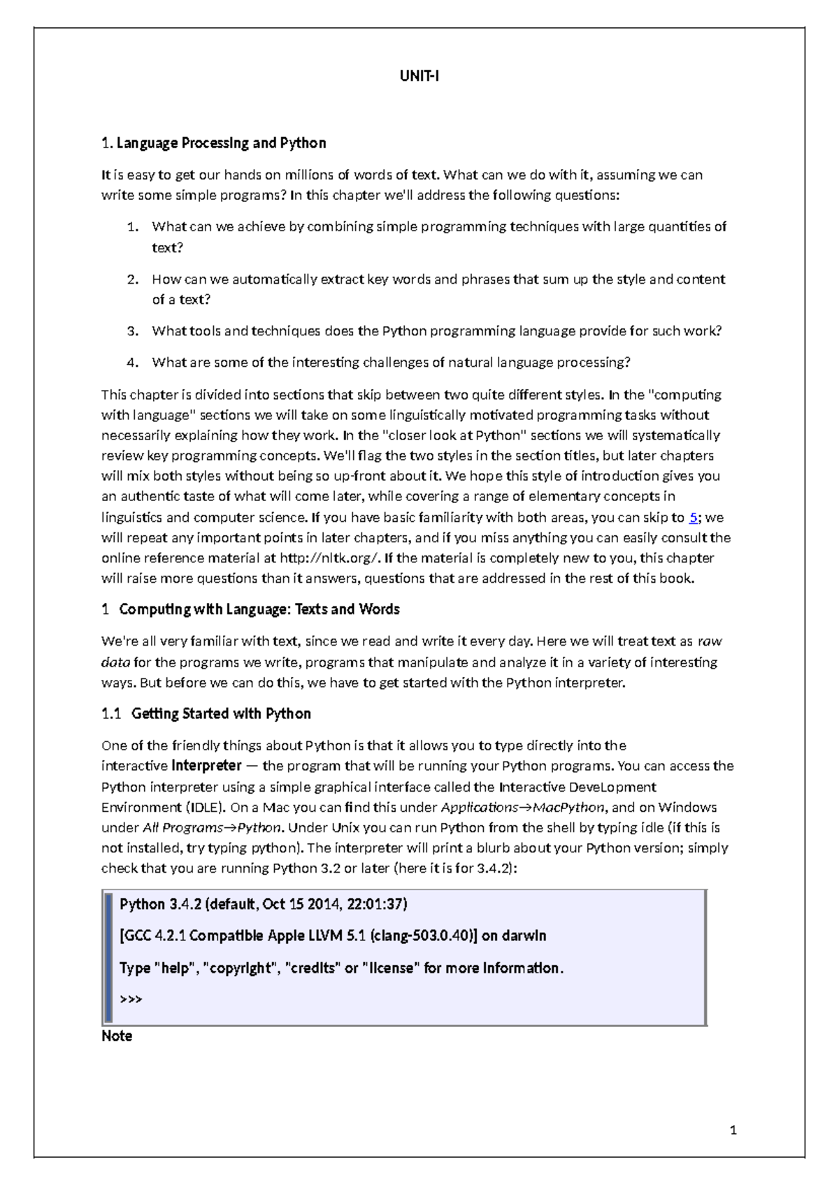 Natural Language Processing with Python: NLTK Basics and Applications ...
