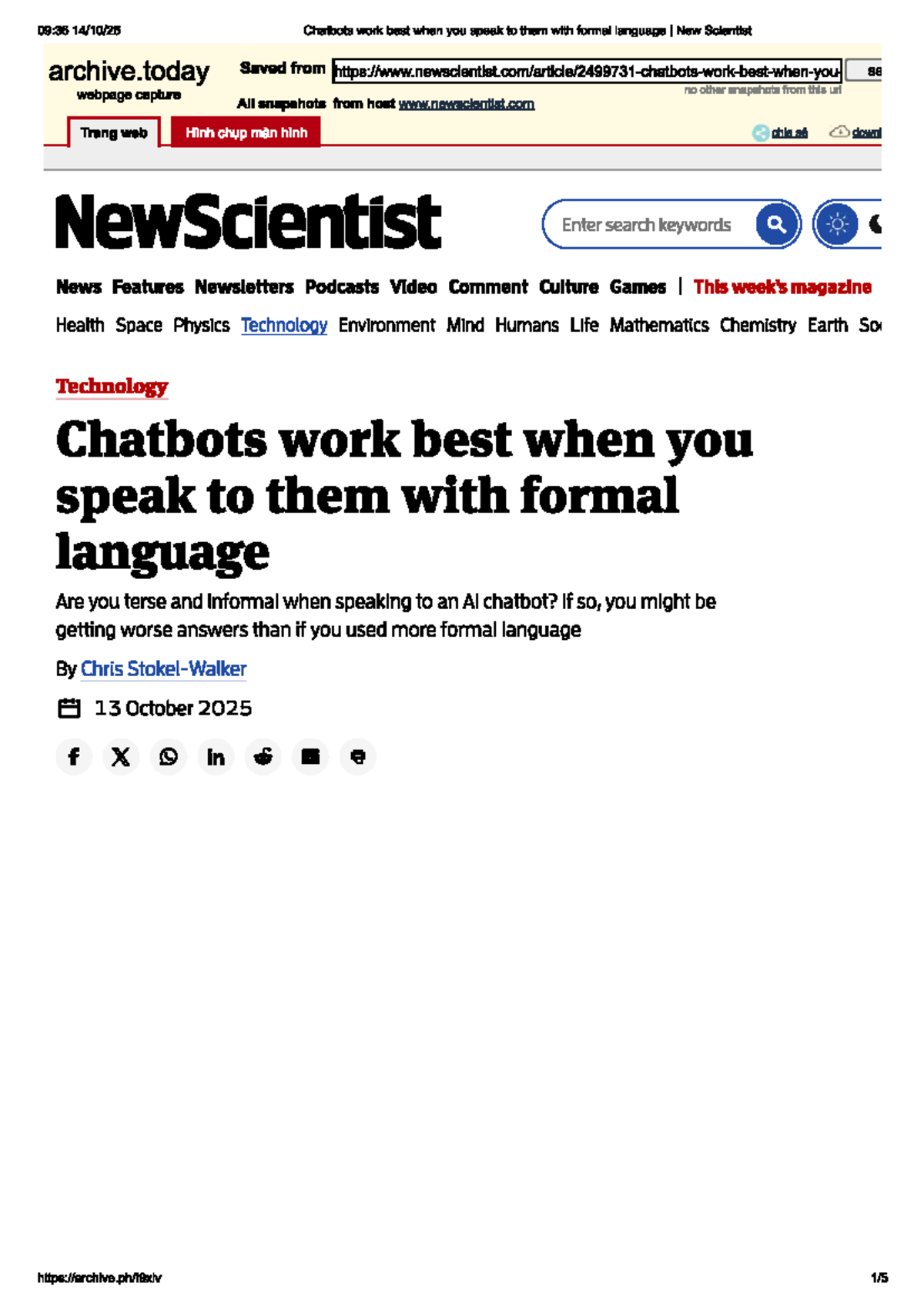 09:36 Chatbots: The Impact of Formal Language on AI Responses - Studocu
