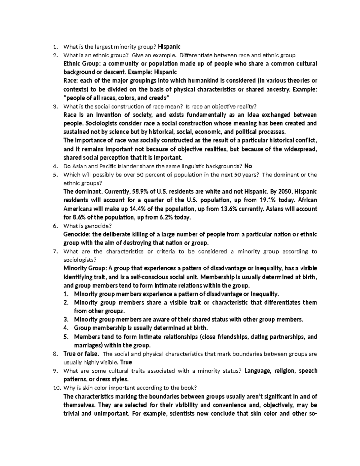 Review of Chapters 1-3: Online Test 1 Preparation Guide - Studocu