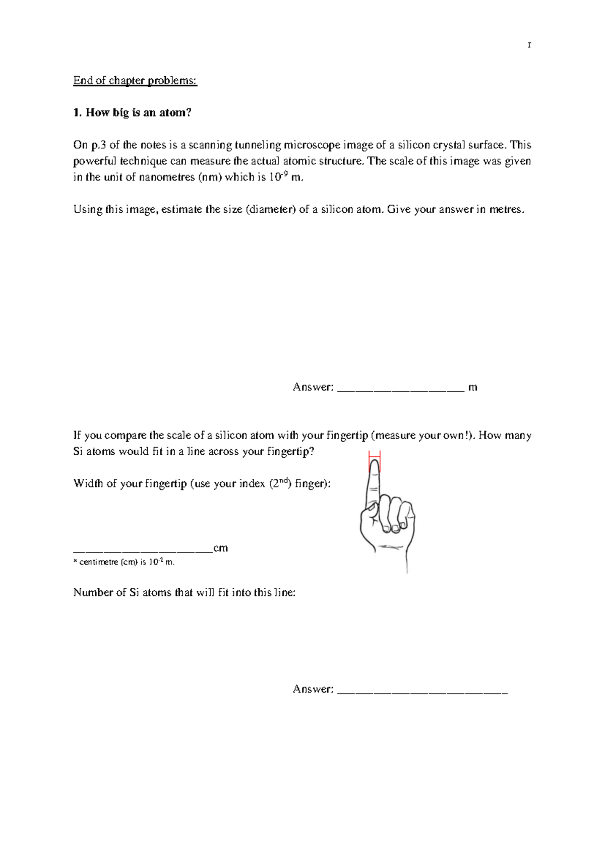 Chapter 1 Problems: Atomic Structure & Isotopes Analysis - Studocu