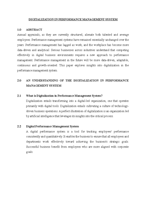 HRM544 TERM Paper Harryez Lusiwoi - FACULTY OF BUSINESS AND MANAGEMENT ...