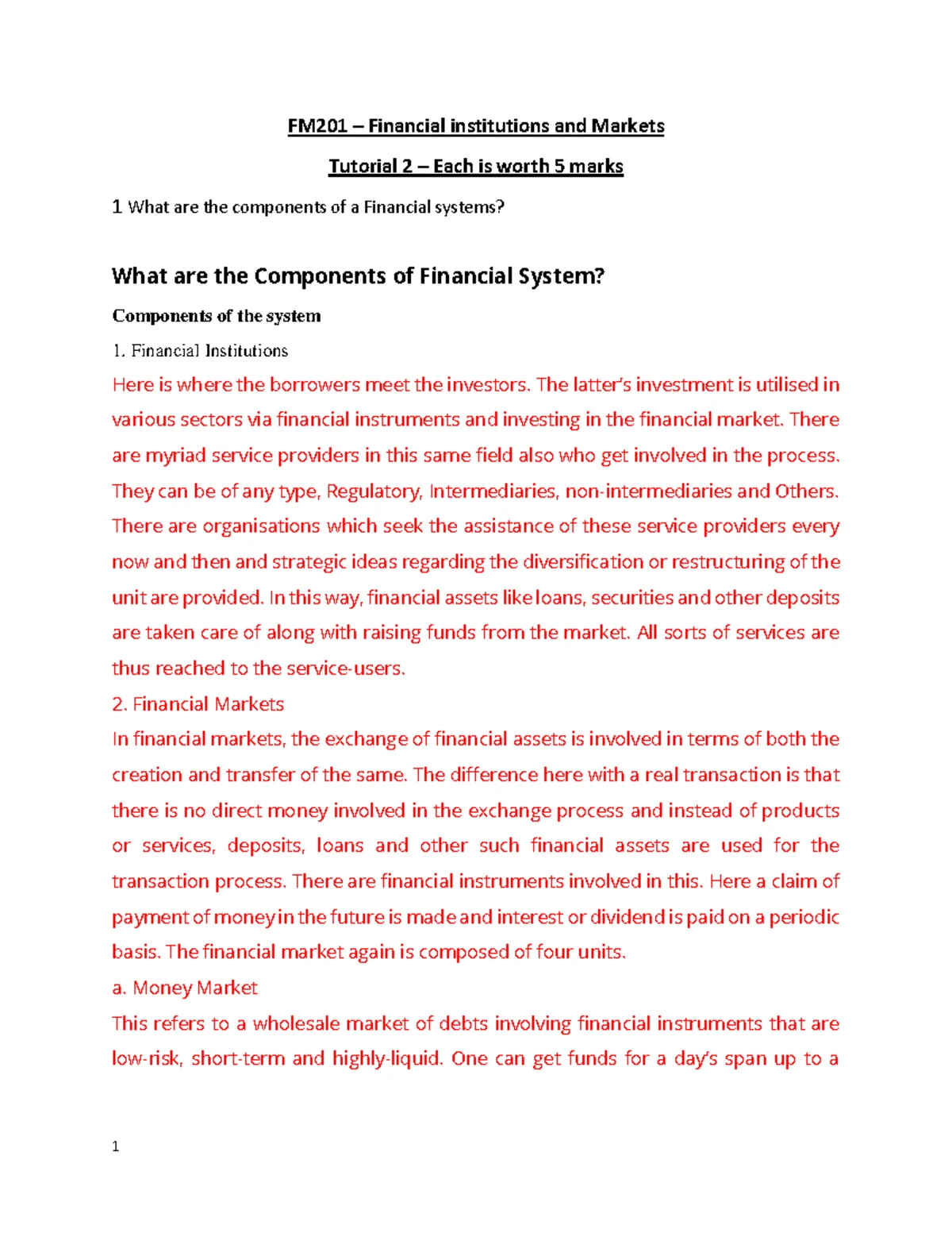 Week 3 Tutorial Solutions - WEEK 3 (UNIT 2) - TUTORIAL SOLUTIONS REVIEW ...