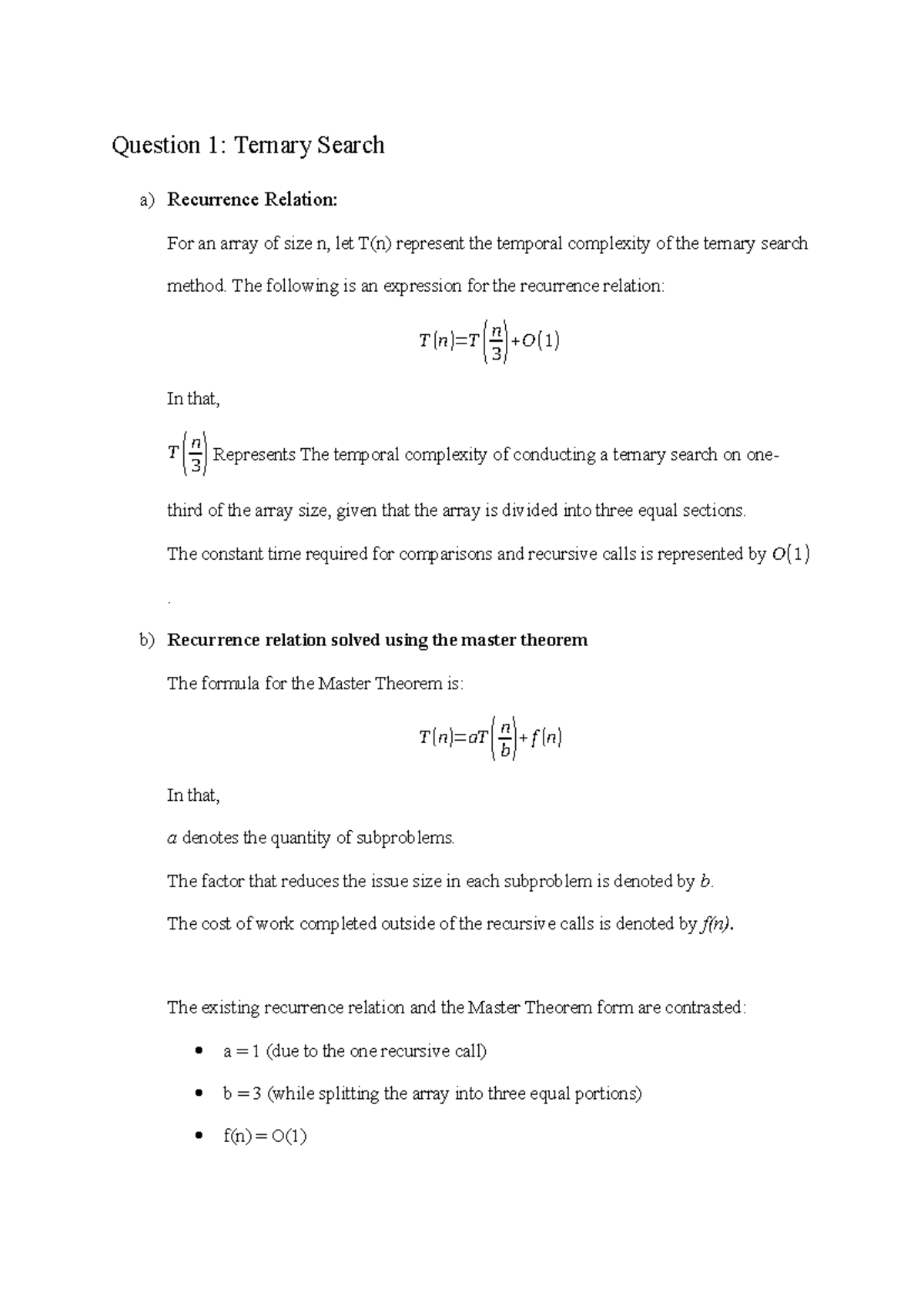 CS101: Algorithms - Ternary Search and Sorting Techniques Explained ...