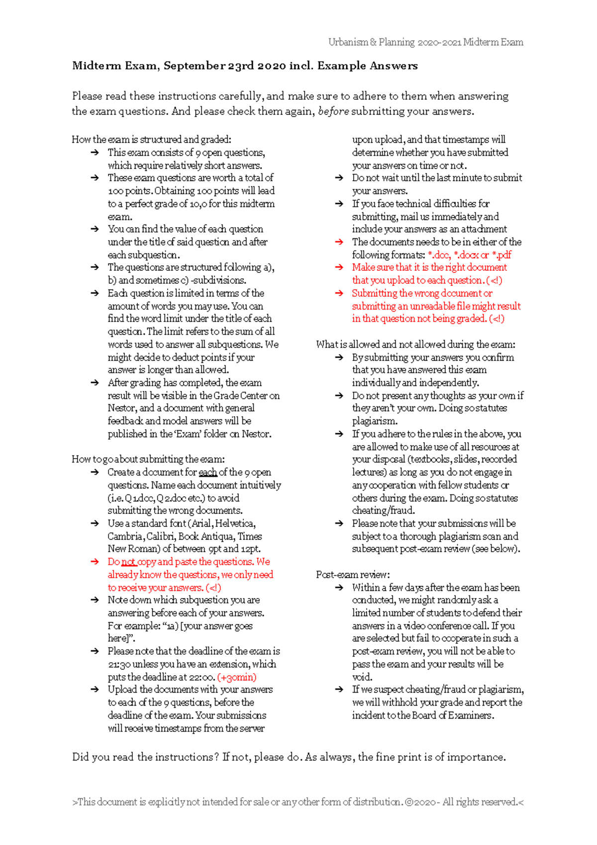 Midterm Exam Questions & Sample Answers: Urban Civilisations Focus ...