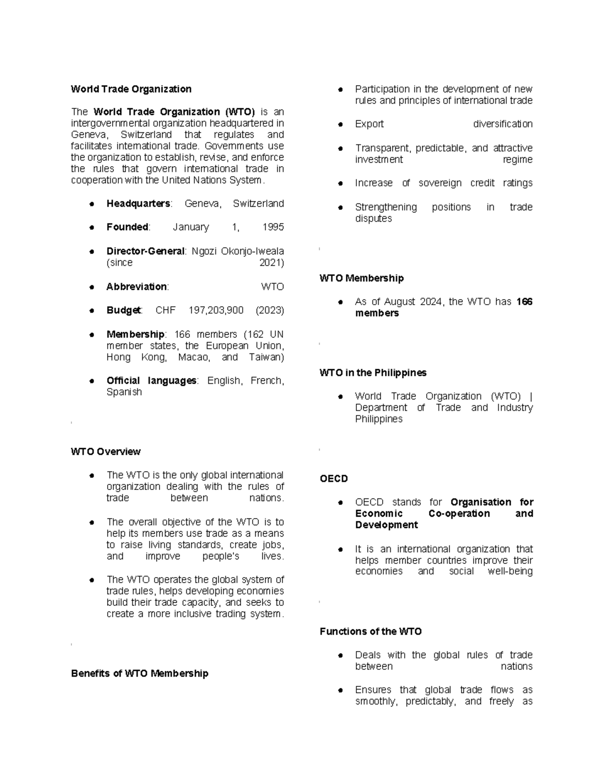IBT 101: Comprehensive Notes on International Business & Trade - Studocu