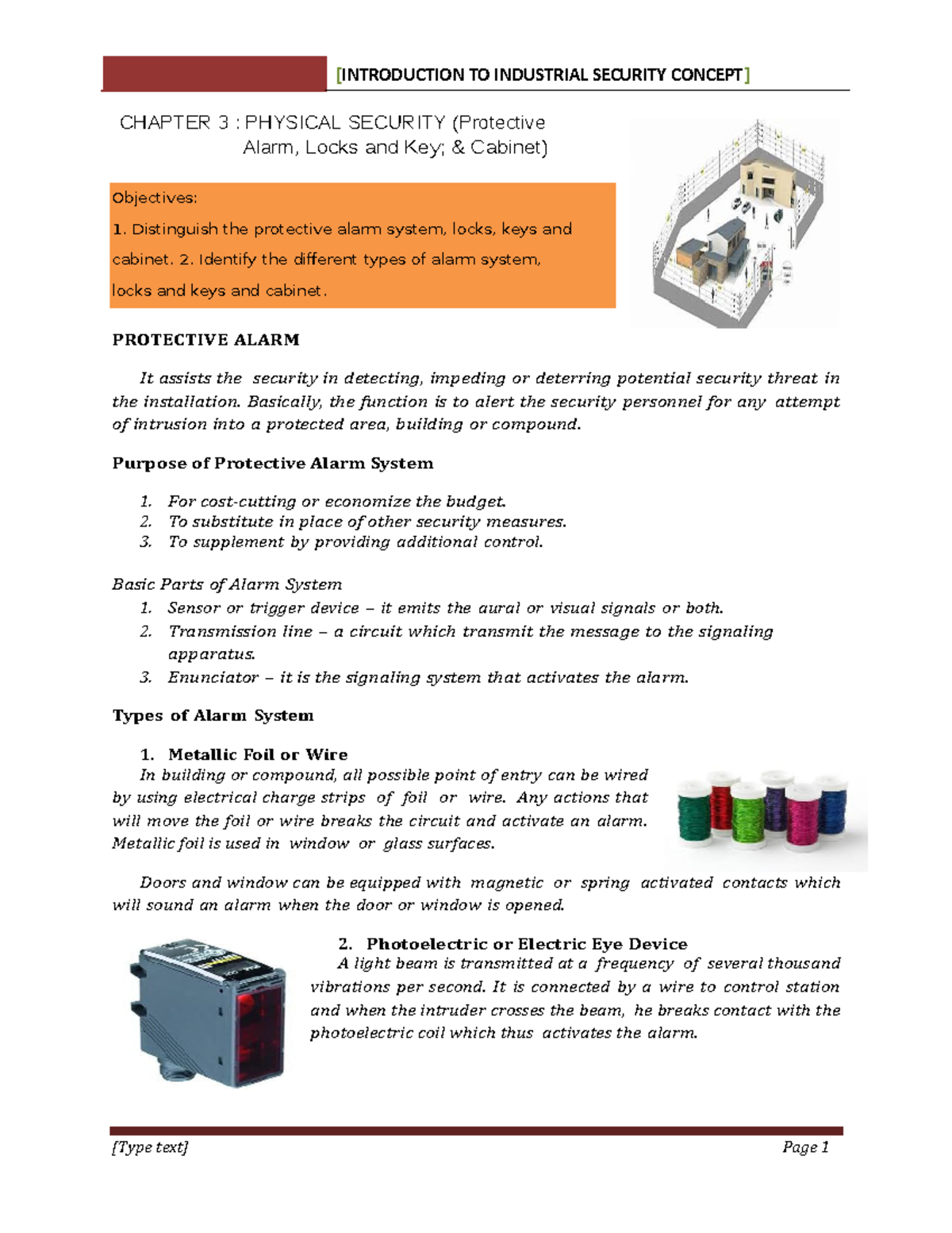Chapter 3- Physical Security 2 - MODULE [INTRODUCTION TO INDUSTRIAL ...