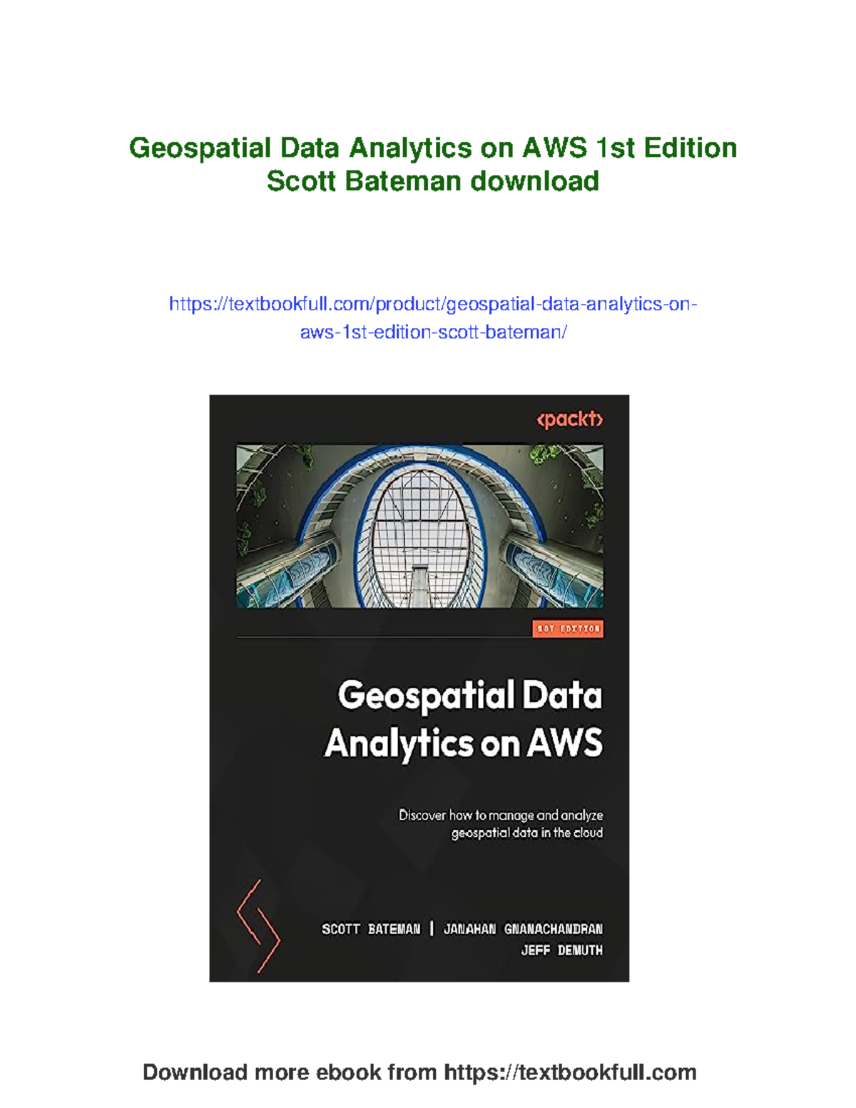 Geospatial Data Analytics on AWS: A Comprehensive Guide (1st Ed.) - Studocu