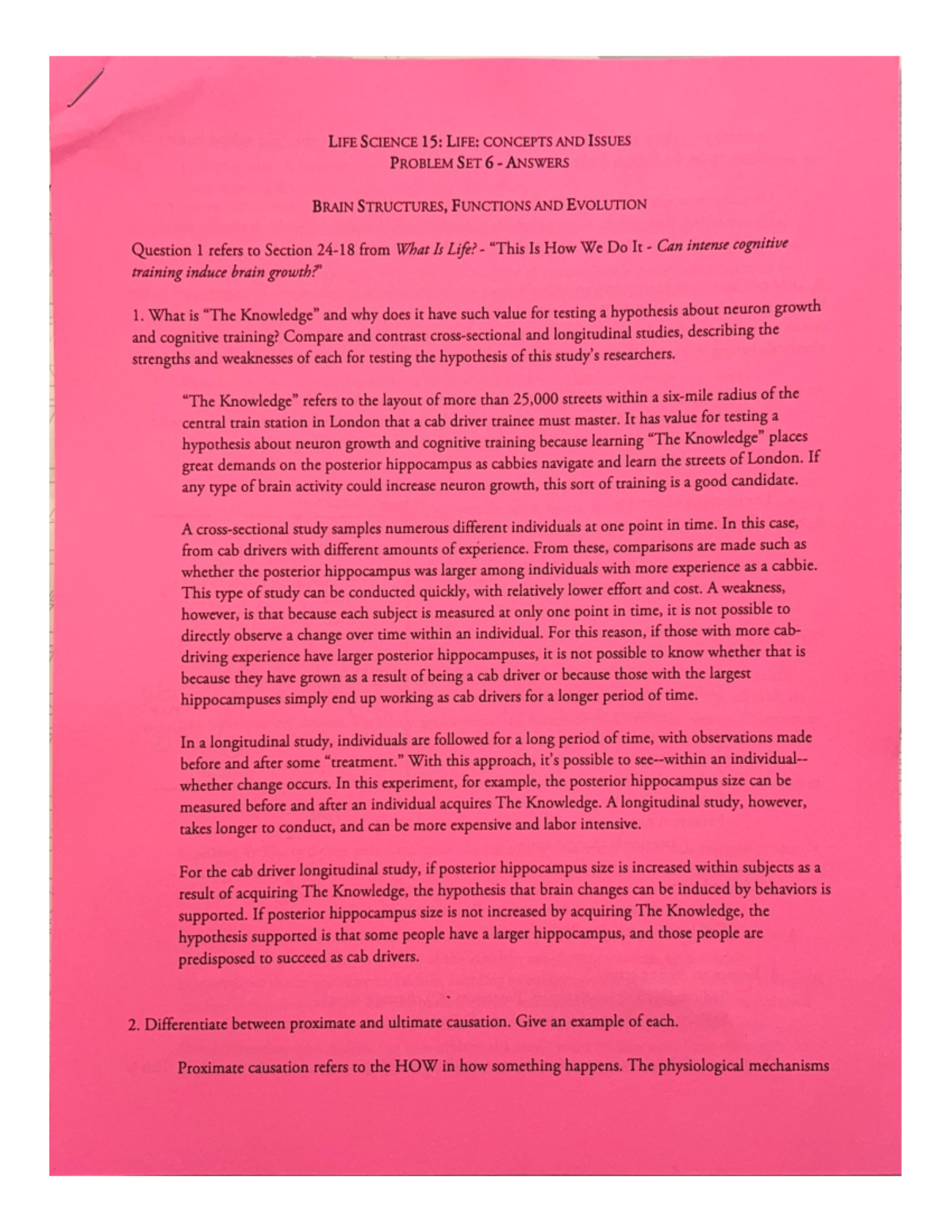 PS6 Answers: Solutions to Problem Set 6 - Studocu