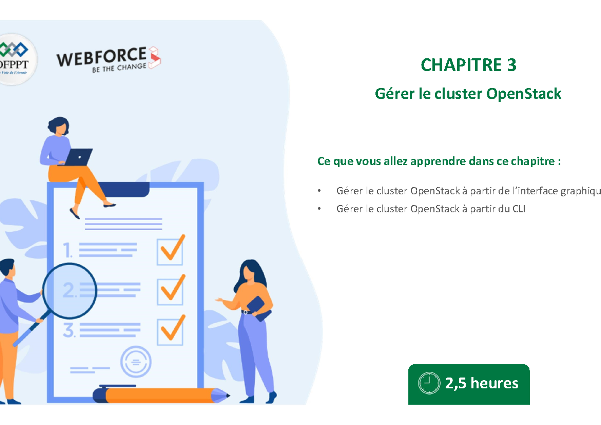 CHAPITRE 3 : Gérer le Cluster OpenStack - Cours TP2 - Studocu