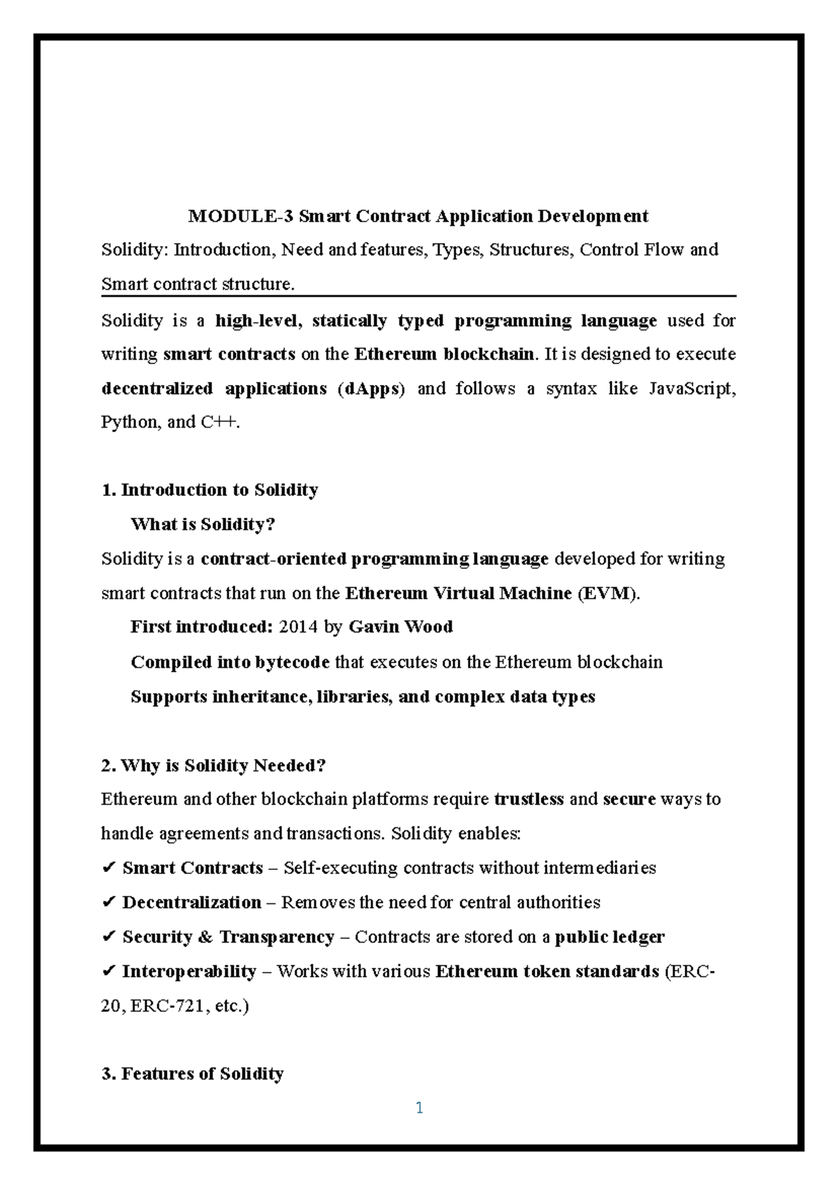 Mod3 blockchain - Smart Contract Application Development - MODULE-3 ...