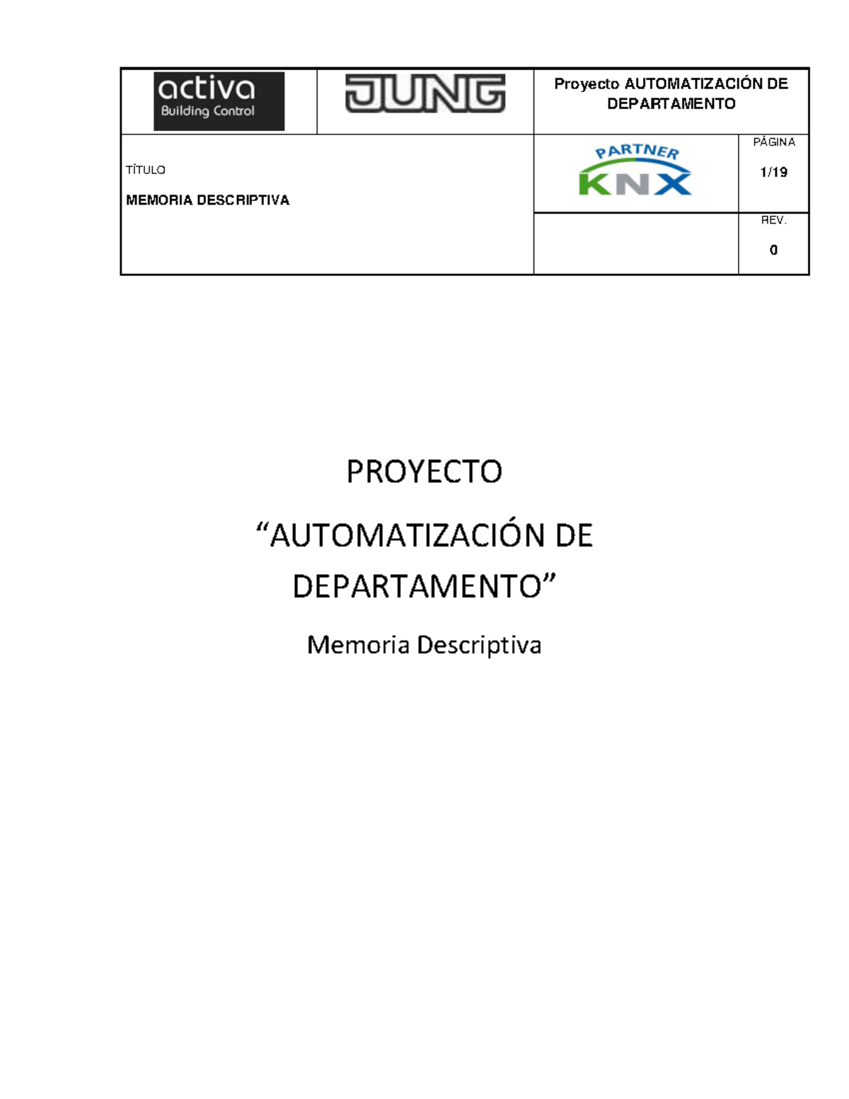4. Memoria Descriptiva del Proyecto de Automatización de Departamento - Document Preview
