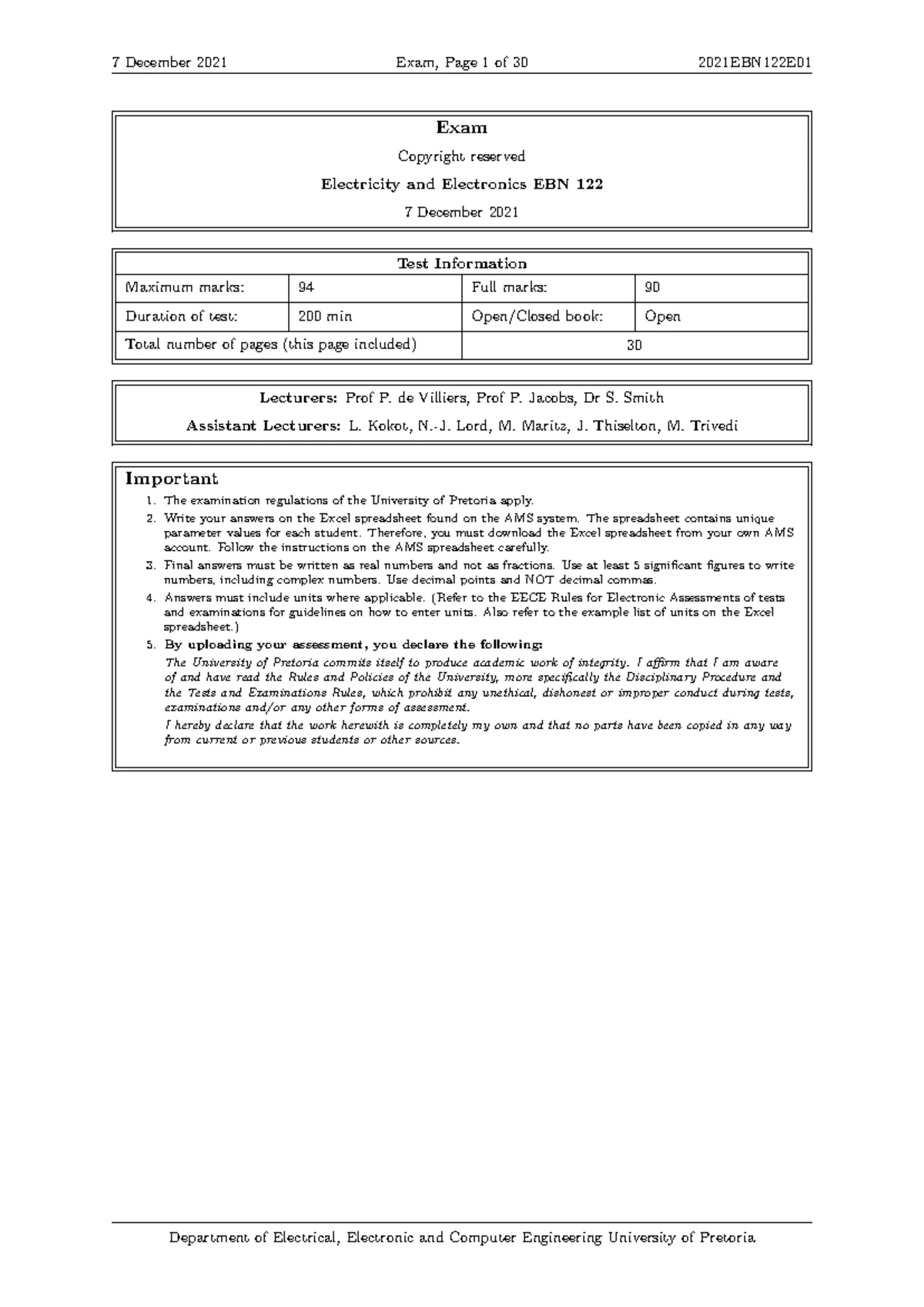 Advanced EBN Formulas and Notations for Students - Studocu