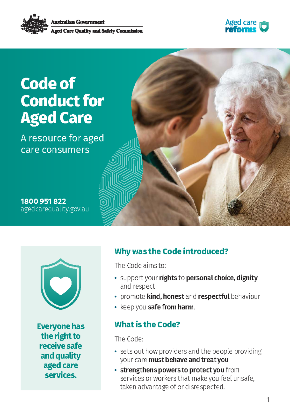 Code of Conduct for Aged Care Consumers: Essential Guidelines - Studocu