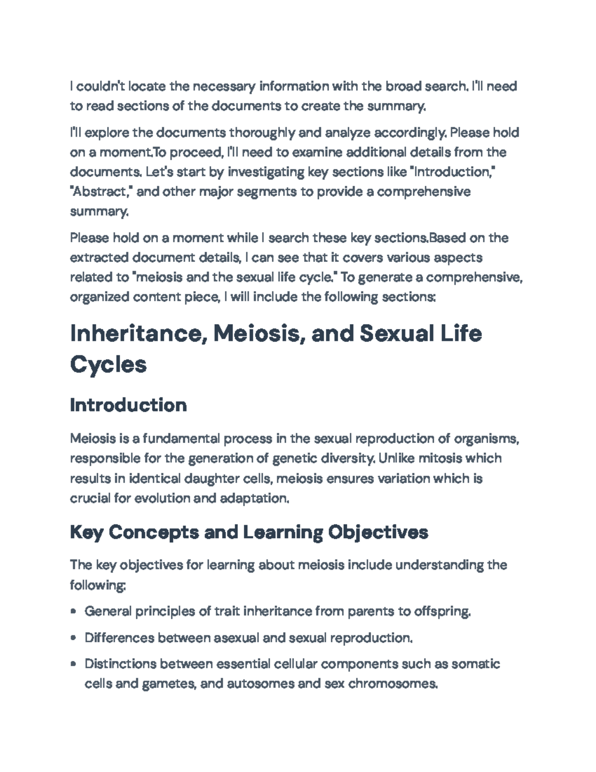 Understanding Meiosis and Its Role in Sexual Reproduction: Bio 101 - I ...