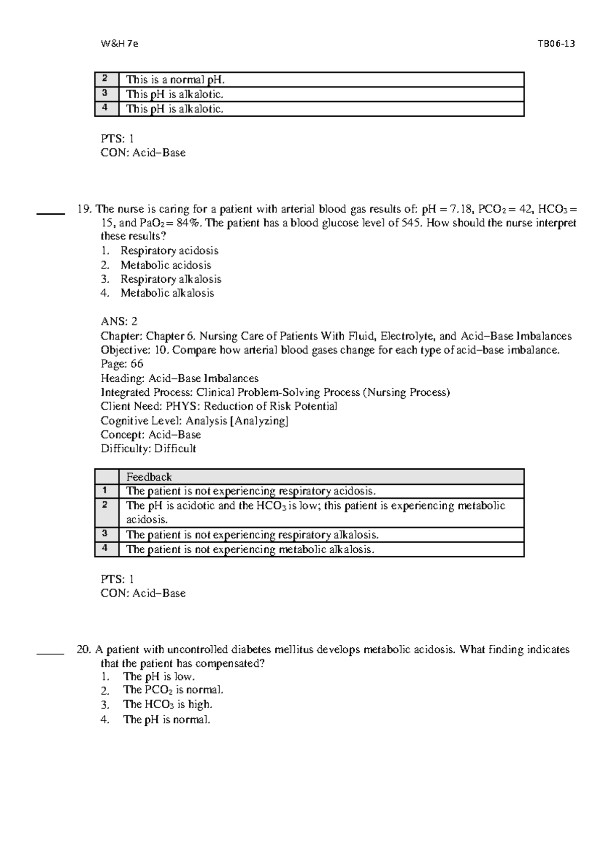 NUR 2241 110 - Chapter 6: Interpreting Arterial Blood Gas Results - Studocu