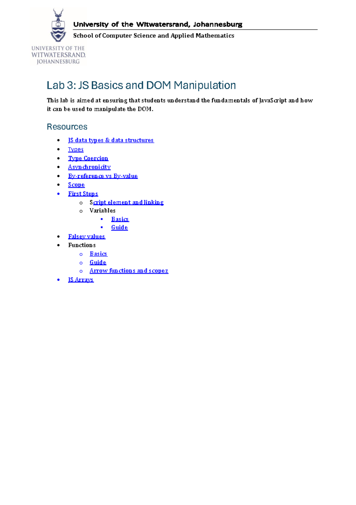 Lab 3 Technical Content - School of Computer Science and Applied ...