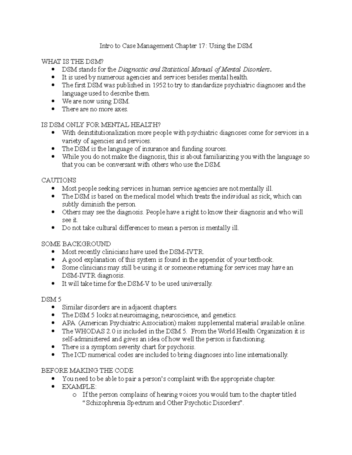 Intro to Case Management Chapter 23 - This is done for both legal and ...