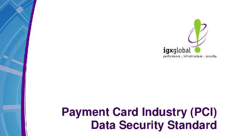 PCI DSS Compliance Report Sample - Aberdeen Motel - Studocu