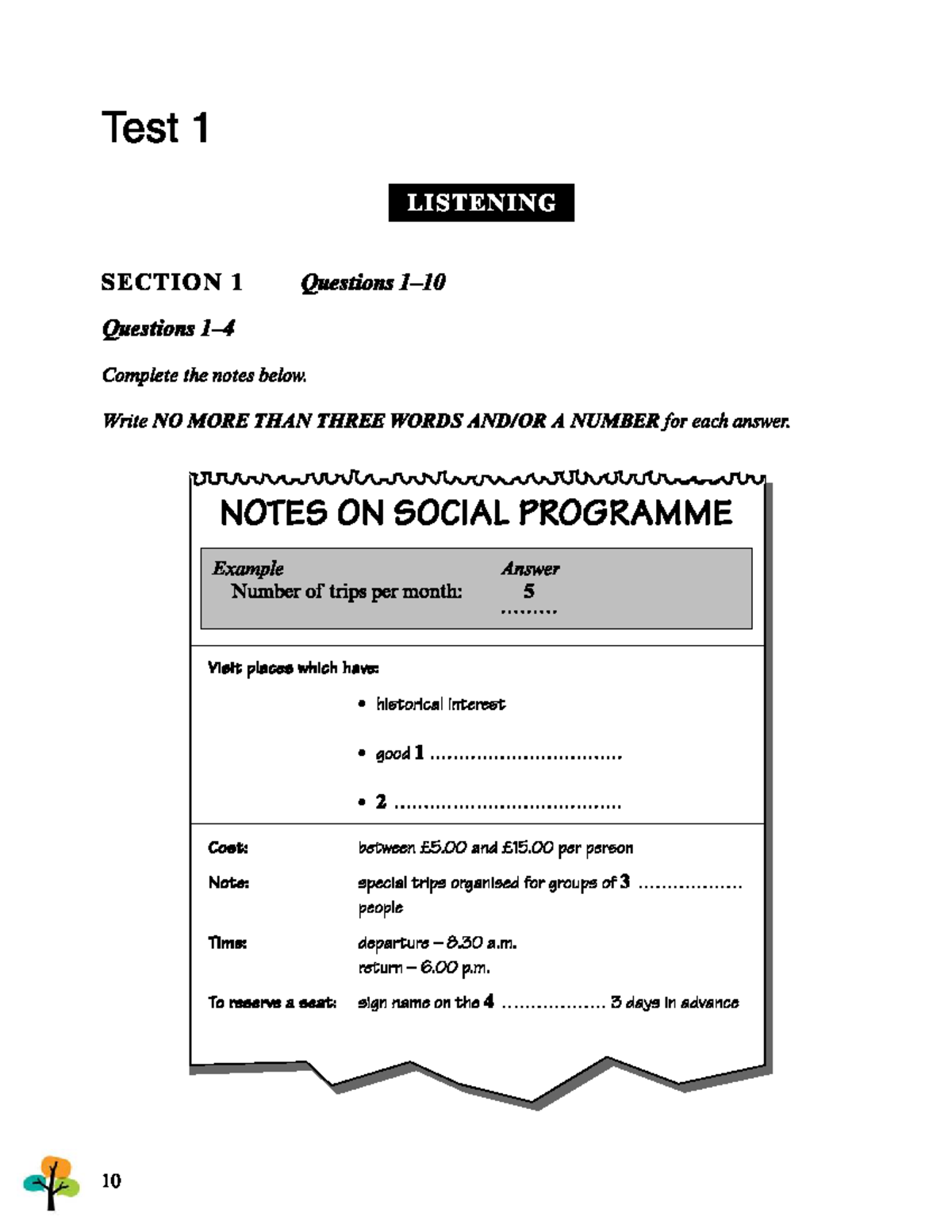 Mock Test 1 - English Listening & Reading Practice - Studocu