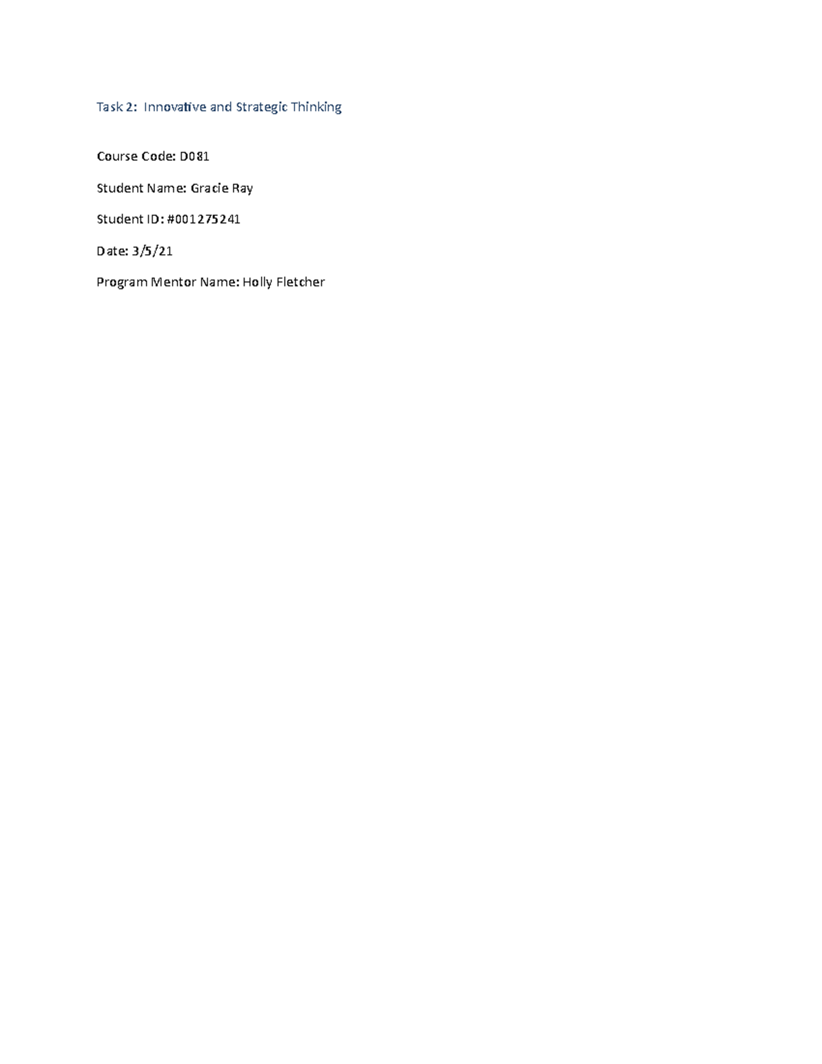 D081 - Task 2: Risks and Strategic Recommendations for Market Entry ...