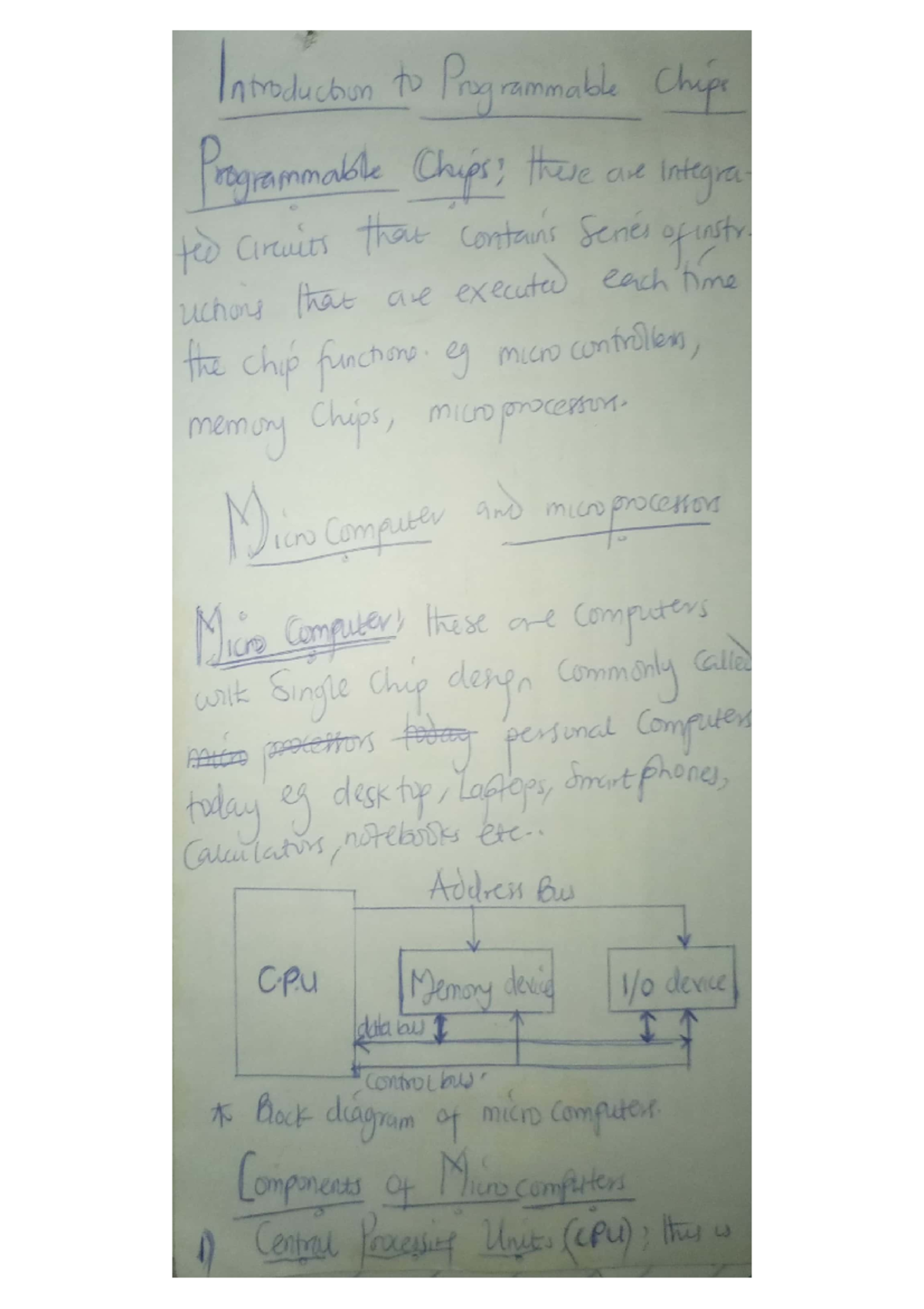 Csc 222 Final Exam Notes - Overview of Computer Electronics Concepts ...