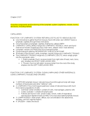 Review Sheet for Final Exam: Urinary System Overview (BIO 101) - Review ...