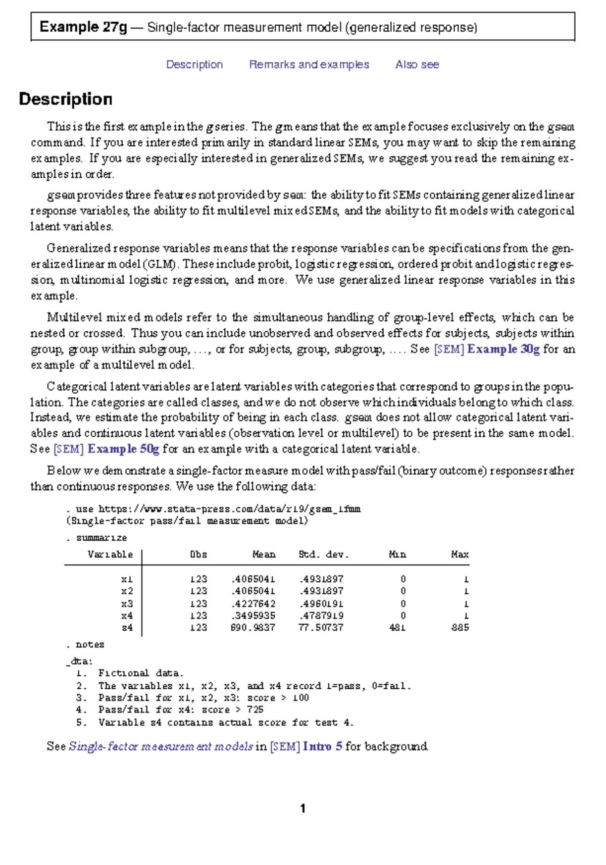 Example 32g: Full Structural Equation Model with Measurement Component ...