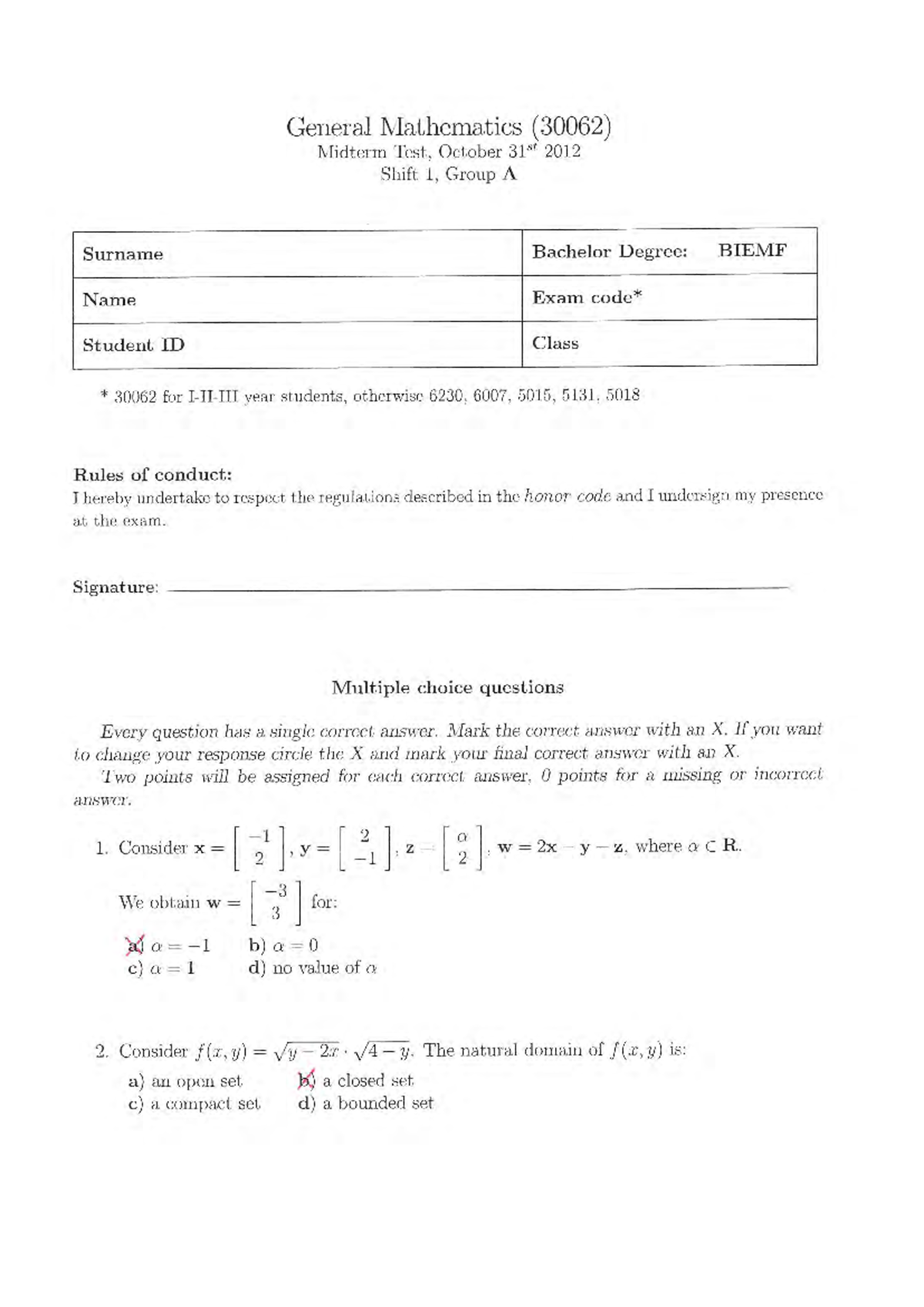 General Math Exam Study Guide - Studocu