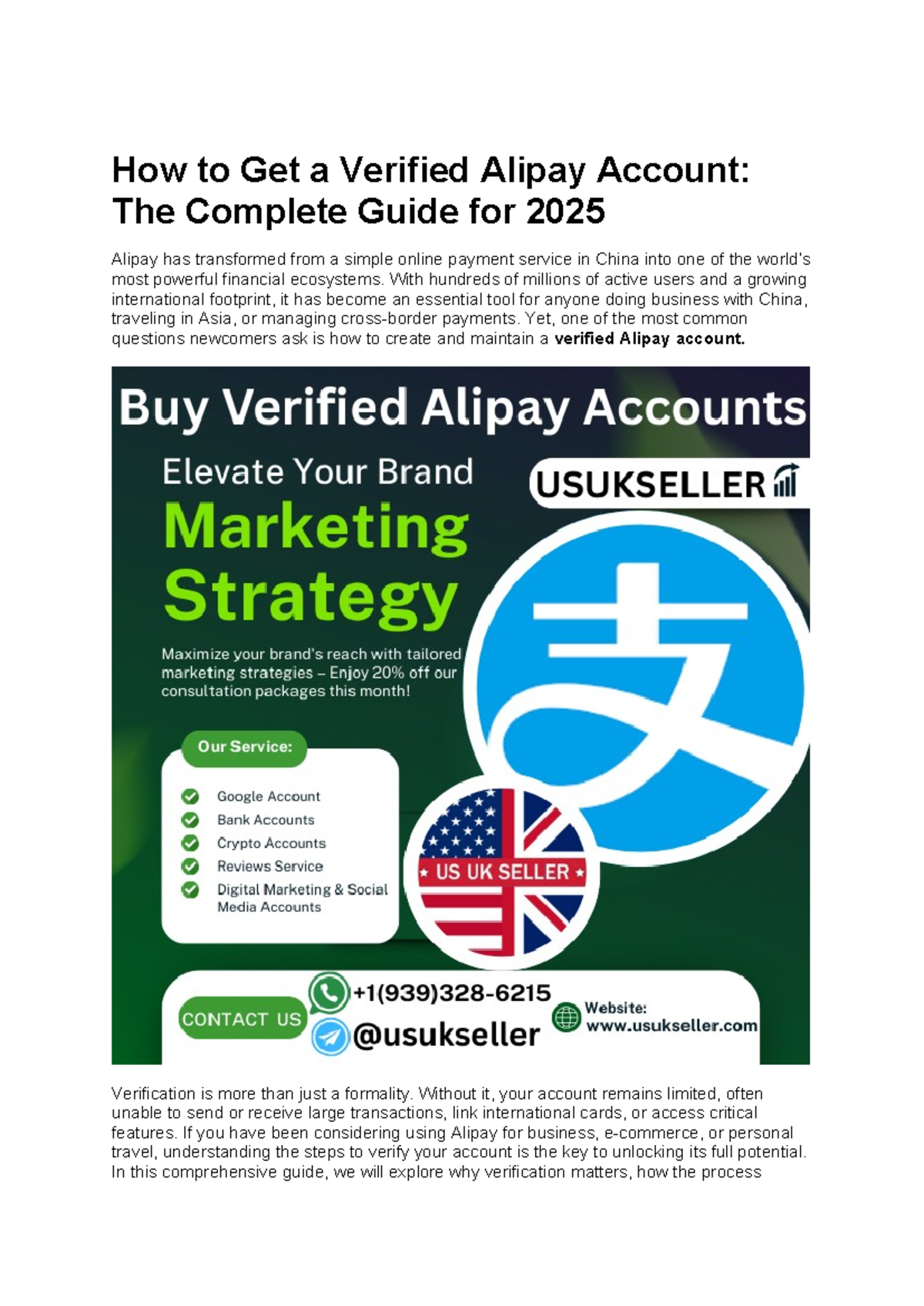 How to Buy Verified Alipay Accounts: A 2025 Guide - Studocu